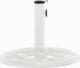 vidaXL vidaXL Podstawa pod parasol, biała, 44x44x31 cm, żeliwo 2