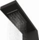 Zestaw prysznicowy vidaXL vidaXL Panel prysznicowy, aluminiowy, czarny 2