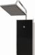 Zestaw prysznicowy vidaXL vidaXL Panel prysznicowy, szkło, 18x45,5x130 cm, czarny 2