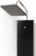 Zestaw prysznicowy vidaXL vidaXL Panel prysznicowy, szkło, 18x45,5x130 cm, czarny 3