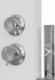 Zestaw prysznicowy vidaXL vidaXL Panel prysznicowy, aluminiowy, biały 6