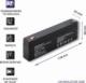 Qoltec Akumulator AGM Qoltec 12V 2.3Ah HQ (53064) 5