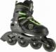Rolki Nils Extreme NA19088 rekreacyjne regulowane czarne r. 35-38 2