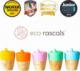 ECO RASCALS ECORASCALS Kubek bambusowy o pojemności 190 ml z silikonową nakładką w kolorze różowy one size 5