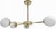 Lampa wisząca Candellux Lampa sufitowa mosiądz/biała 4xG9 MATI 34-01566 2