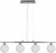 Lampa wisząca Candellux Lampa wisząca chrom/biała kula 4 RAISA 34-01399 1