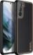 Dux Ducis Dux Ducis Yolo eleganckie etui pokrowiec ze skóry ekologicznej Samsung Galaxy S21 FE czarny 1