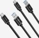 Kabel USB Dudao USB-A - USB-C 1 m Czarny (6973687242273) 2
