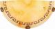 Kinkiet Candellux LAMPA SUFITOWA CANDELLUX GRECKI 11-93090 PLAFON1/2 BRĄZOWY 60W 1