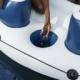 Bestway Hydro-Force 4-person bathing island Lazy Dayz 43536 (white/blue, 256 cm) 7