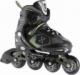 Rolki Nils Extreme NA9080 rekreacyjne regulowane czarne r. 35-38 2