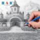 H&B Zestaw Ołówków Do Szkicowania Rysowania H&b / 34w1 10