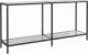 vidaXL vidaXL Stolik konsolowy, biały, 160x35x75,5 cm, szkło hartowane 1