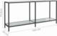 vidaXL vidaXL Stolik konsolowy, biały, 160x35x75,5 cm, szkło hartowane 7
