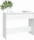 vidaXL vidaXL Stolik konsolowy, biały, 100x35x76,5 cm, płyta wiórowa 3