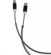 Kabel USB Forever Kabel 2x micro USB Zipper Czarny 2w1 (T_0013607) 1