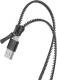 Kabel USB Forever Kabel 2x micro USB Zipper Czarny 2w1 (T_0013607) 3