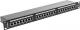 Lanberg Patch panel 1U 19" 24x RJ-45 Kat.6 Czarny (PPS6-1024-B) 1