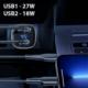Ładowarka Usams USAMS Ład. sam. C29 45W 2xUSB-A Fast Charge jasno złoty/light gold CC154CC01(US-CC154) 2