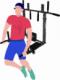 Funfit Drążek ścienny Funfit 2w1 10