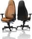 Fotel Noblechairs ICON z prawdziwej skóry - koniak/czarny (GAGC-091) 1