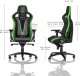 Fotel Noblechairs EPIC - Sprout Edition - czarny/zielony (GAGC-129) 2