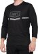 100% Koszulka męska 100% AIRMATIC 3/4 Sleeve black roz. S (NEW 2022) 1