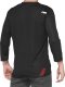 100% Koszulka męska 100% AIRMATIC 3/4 Sleeve black roz. S (NEW 2022) 5