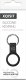 Xqisit XQISIT Silicone Keyring for AirTag Black 1