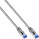 InLine InLine® Patch Cable S/FTP PiMF Cat.6A halogen free 500MHz grey 0.3m 1