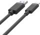 Kabel USB Unitek USB-A - USB-C 0.25 m Czarny (Y-C490BK) 1