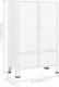 vidaXL vidaXL Szafa w stylu industrialnym, biała, 67x35x107 cm, stal 9