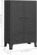 vidaXL vidaXL Szafa w stylu industrialnym, antracytowa, 67x35x107 cm, stal 9