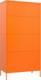 vidaXL vidaXL Szafa, pomarańczowa, 90x50x180 cm, stalowa 6