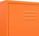vidaXL vidaXL Szafa, pomarańczowa, 90x50x180 cm, stalowa 8