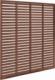 vidaXL vidaXL Ogrodzenie żaluzjowe, WPC, 180x180 cm, brązowe 2