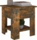 vidaXL Stolik kawowy, przydymiony dąb, 40x40x42 cm 3