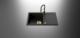 Zlewozmywak Kernau  granitowy Kernau KGS V 45A 1B1D Deep Black+Gold Metallic 12