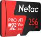 Karta Netac P500 Extreme Pro MicroSDXC 256 GB Class 10 A1 V30 (NE-P500-PRO-G256) 1