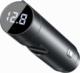 Transmiter FM Baseus Baseus Energy Column Transmiter FM Bluetooth 5.0 ładowarka samochodowa 2x USB 3,1A QC3.0 szary (CDNL000014) 1