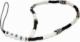 Guess Guess zawieszka GUSTBCKH Phone Strap Heishi Beads czarno-biały/black-white 1