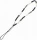 Guess Guess zawieszka GUSTBCKH Phone Strap Heishi Beads czarno-biały/black-white 1