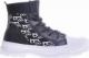 Wysokie damskie trampki Czarne /G8-3 11138 T306/ 40 2