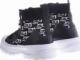 Wysokie damskie trampki Czarne /G8-3 11138 T306/ 40 6