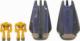 Figurka Mattel Disney Lightyear Buzz Astral Figurki Cyklopów i Statek kosmiczny 2