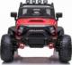 LeanToys Auto na akumulator Jeep JC666 Czerwony 1