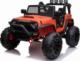 LeanToys Auto na akumulator Jeep JC666 Pomarańczowy 2