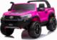 LeanToys Auto Na Akumulator Toyota Hilux Różowy 16