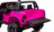 LeanToys Auto Na Akumulator Toyota Hilux Różowy 2