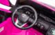 LeanToys Auto Na Akumulator Toyota Hilux Różowy 5